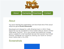 Tablet Screenshot of piratediamonds.com